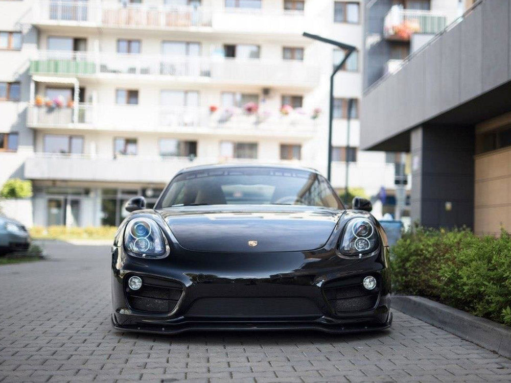Maxton Design Front Splitter V.1 Porsche Cayman MK2 981C (2013-)