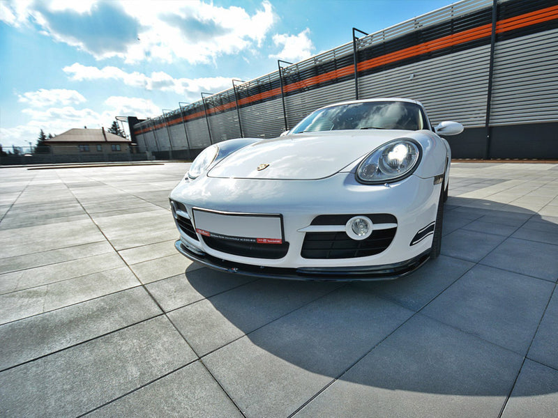 Maxton Design Front Splitter V.2 Porsche Cayman S 987C (2006-2009)