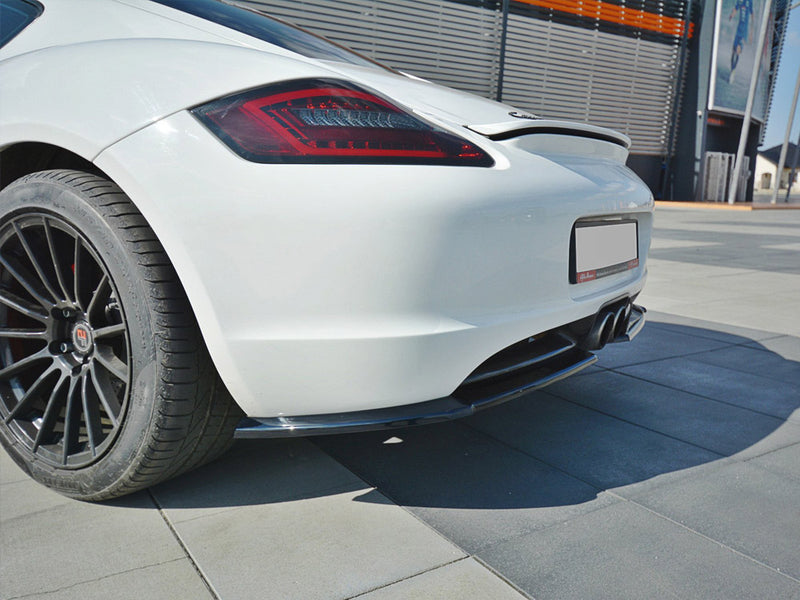 Maxton Design Rear Side Splitters Porsche Cayman S 987C (2006-2009)