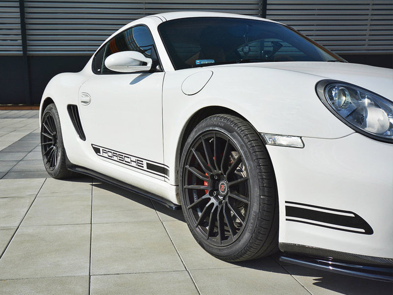 Maxton Design Side Skirts Splitters Porsche Cayman S 987C (2006-09)