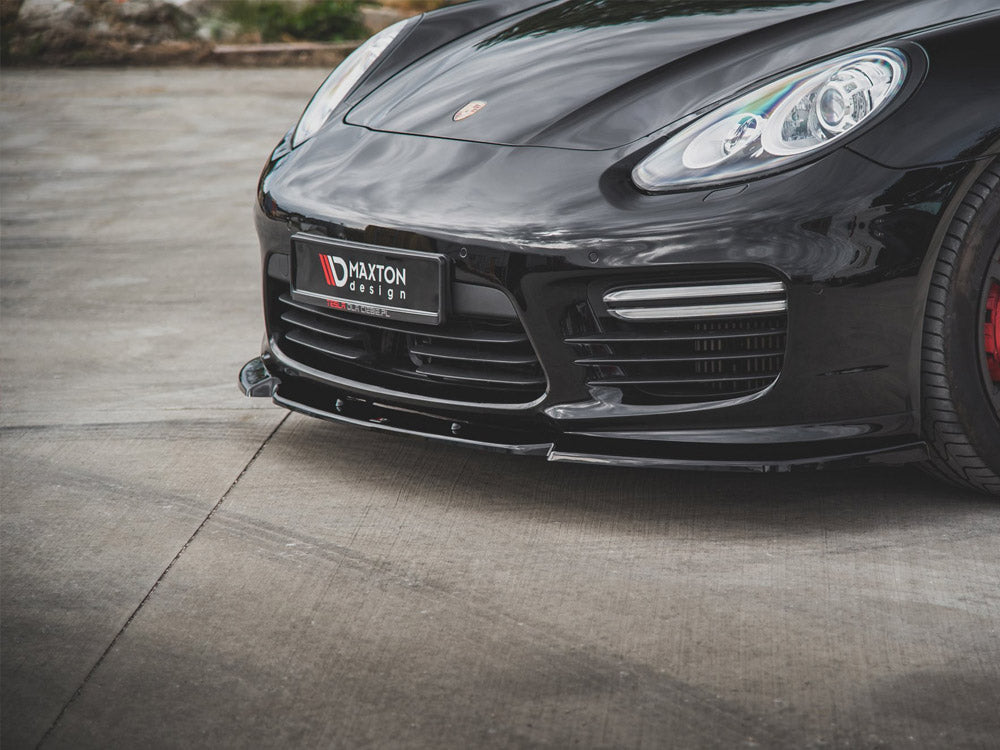 Maxton Design Front Splitter V1 Porsche Panamera Turbo 970 Facelift (2013-2016)