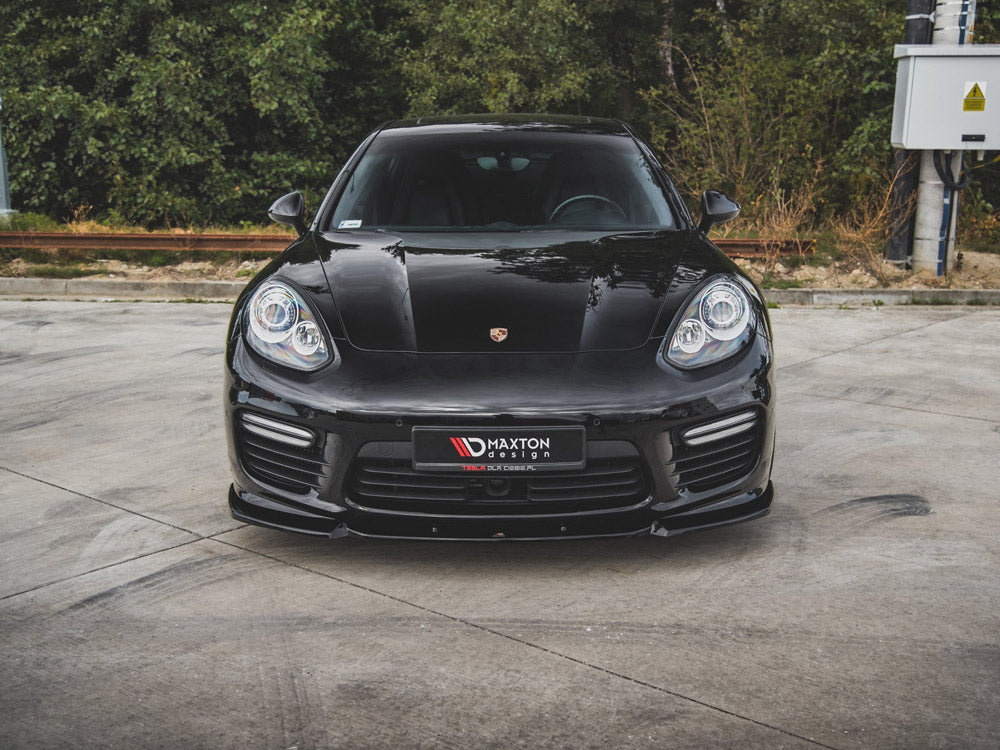 Maxton Design Front Splitter V1 Porsche Panamera Turbo 970 Facelift (2013-2016)