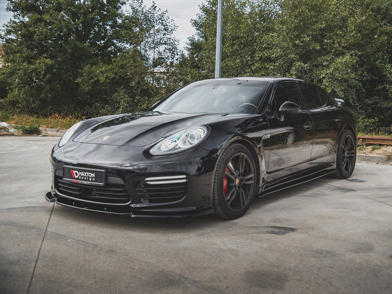 Maxton Design Front Splitter V1 Porsche Panamera Turbo 970 Facelift (2013-2016)