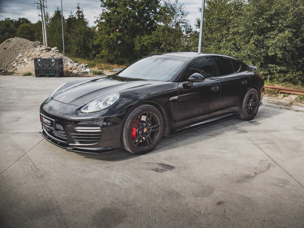 Maxton Design Side Skirts Diffusers V1 Porsche Panamera Turbo 970 Facelift (2013-2016)