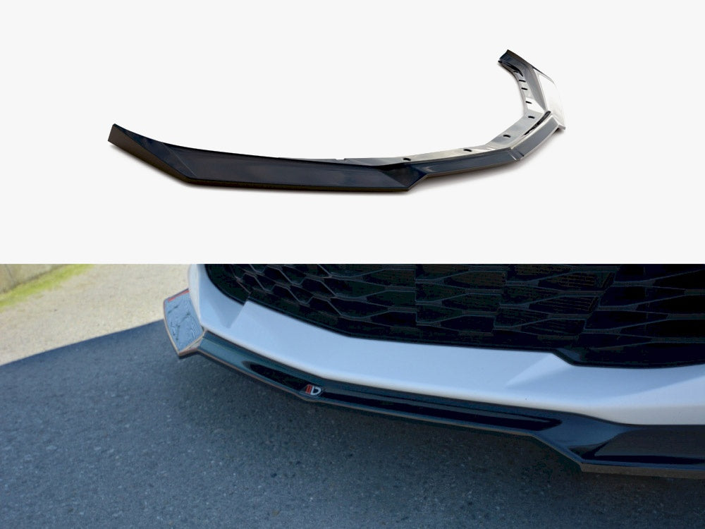 Maxton Design Front Splitter V.1 Chevrolet Camaro 6TH-GEN. Phase-i 2SS Coupe (2016-18) - Textured