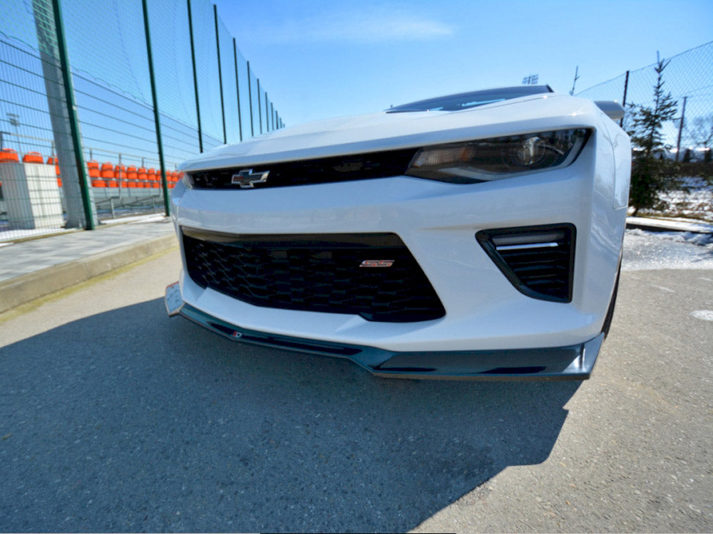 Maxton Design Front Splitter V.1 Chevrolet Camaro 6TH-GEN. Phase-i 2SS Coupe (2016-18)