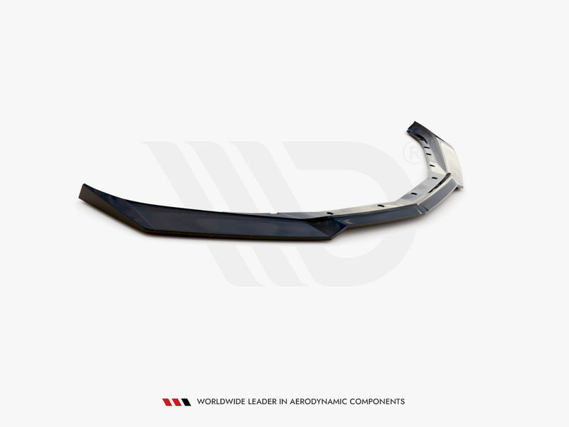 Maxton Design Front Splitter V.1 Chevrolet Camaro 6TH-GEN. Phase-i 2SS Coupe (2016-18) - Textured