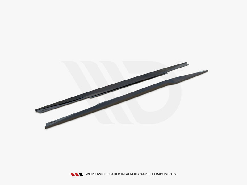 Maxton Design Side Skirts Splitters Chevrolet Camaro 6TH-GEN. Phase-i 2SS Coupe (2016-2018) - Carbon Look