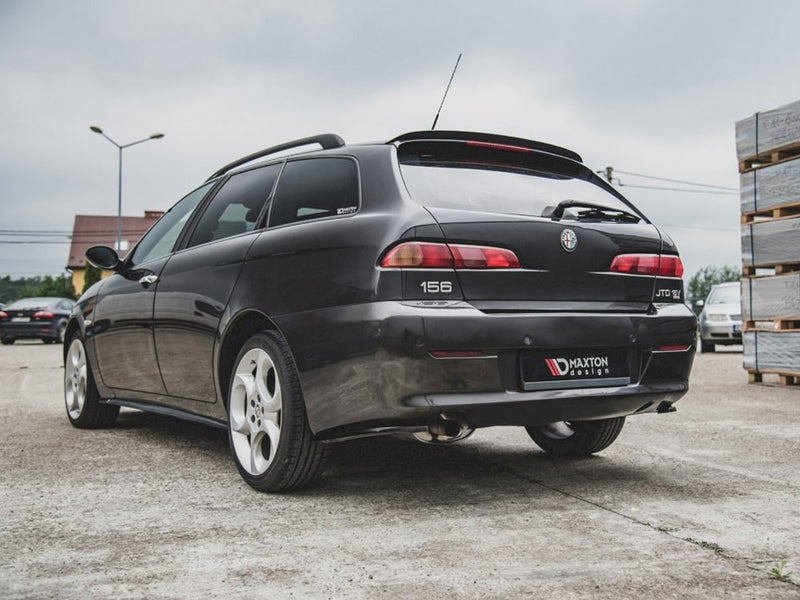 Maxton Design Rear Side Splitters Alfa Romeo 156 SW Facelift (2003-2006) - Textured