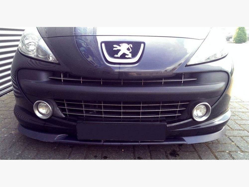 Maxton Design Front Splitter Peugeot 207 Standard Preface (2006-09) - Carbon Look