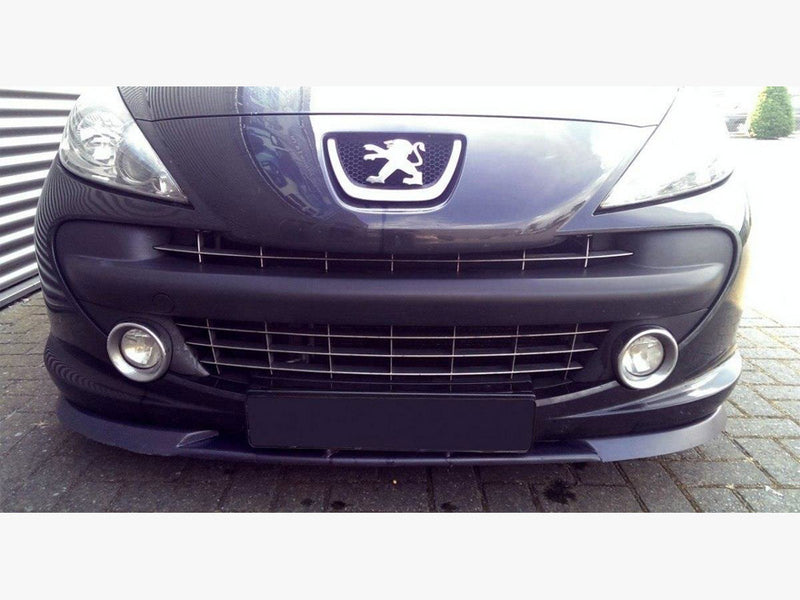 Maxton Design Front Splitter Peugeot 207 Standard Preface (2006-09) - Carbon Look