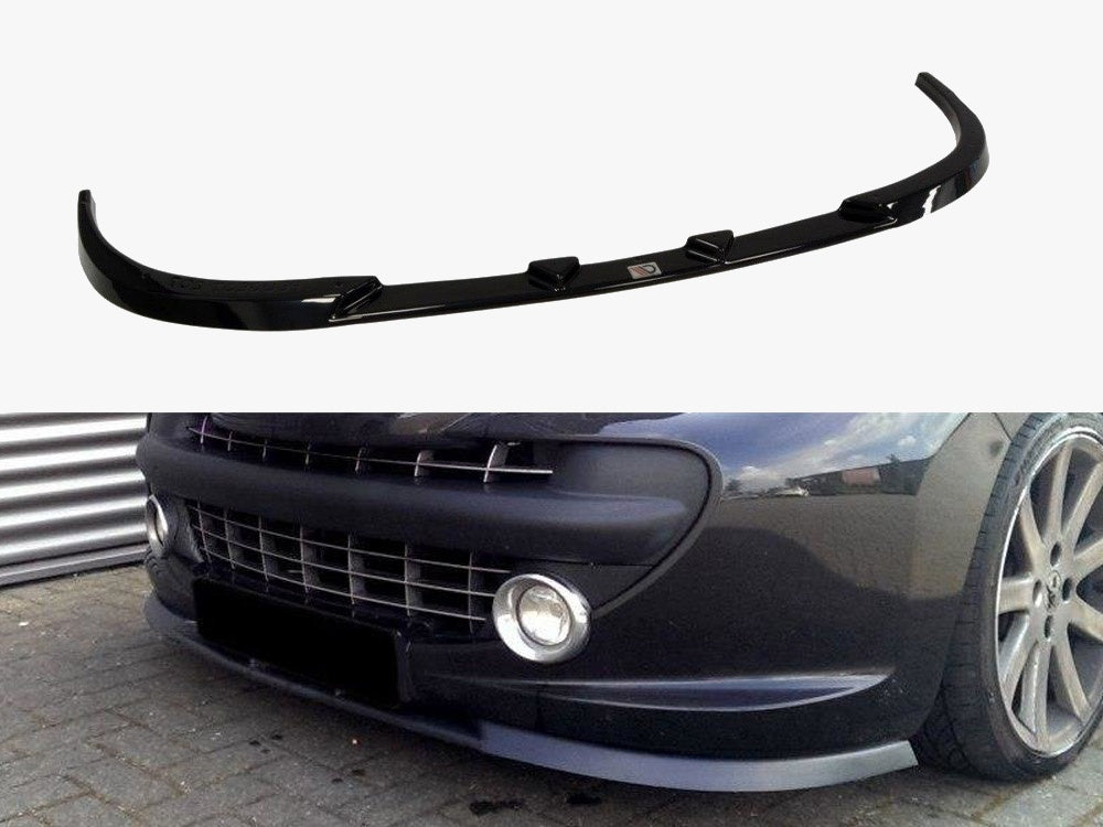 Maxton Design Front Splitter Peugeot 207 Standard Preface (2006-09) - Carbon Look