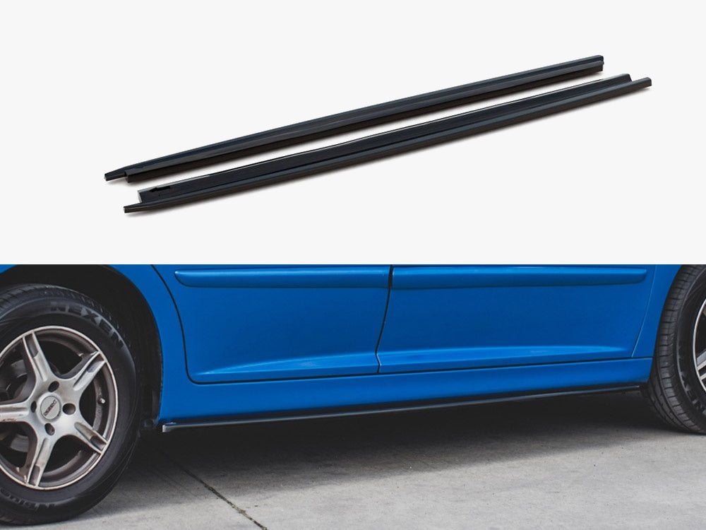 Maxton Design Side Skirts Diffusers Peugeot 207 Sport (2006-2009)