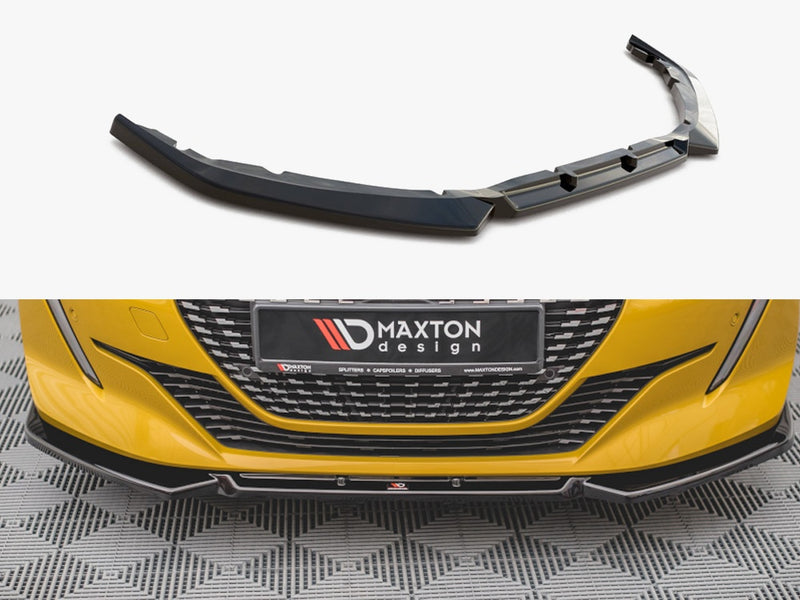 Maxton Design Front Splitter V.1 Peugeot 208 Mk2