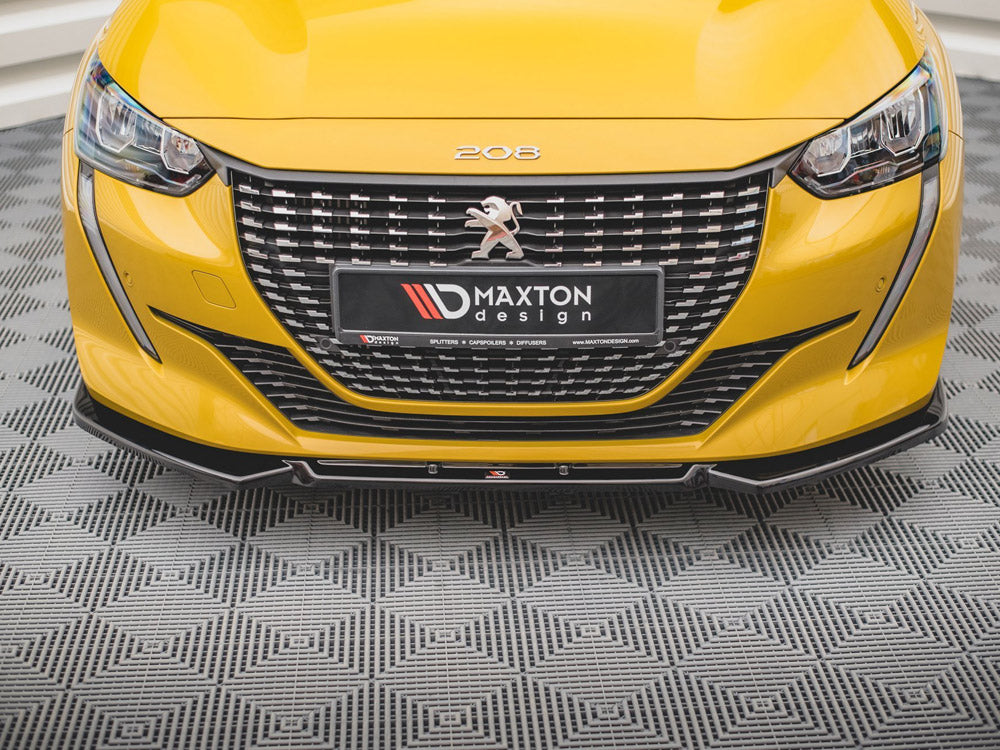 Maxton Design Front Splitter V.1 Peugeot 208 Mk2
