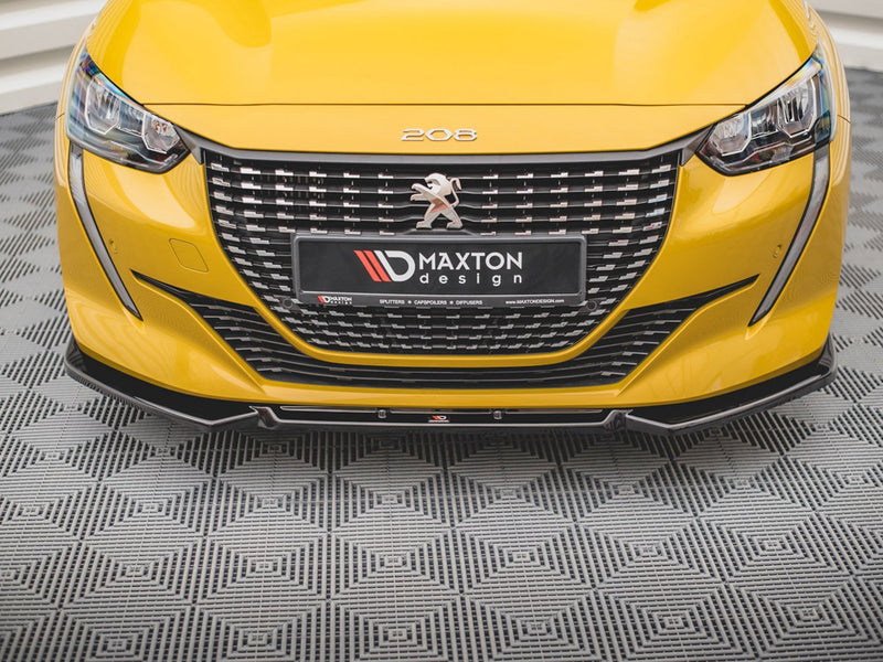 Maxton Design Front Splitter V.1 Peugeot 208 Mk2