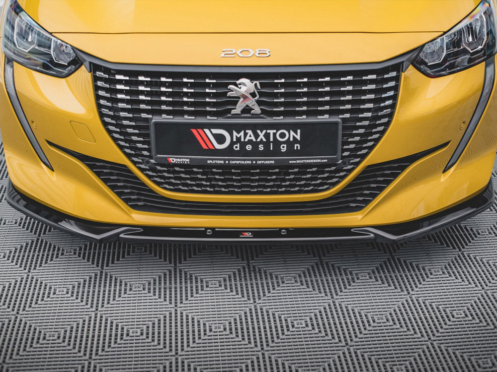 Maxton Design Front Splitter V.2 Peugeot 208 Mk2