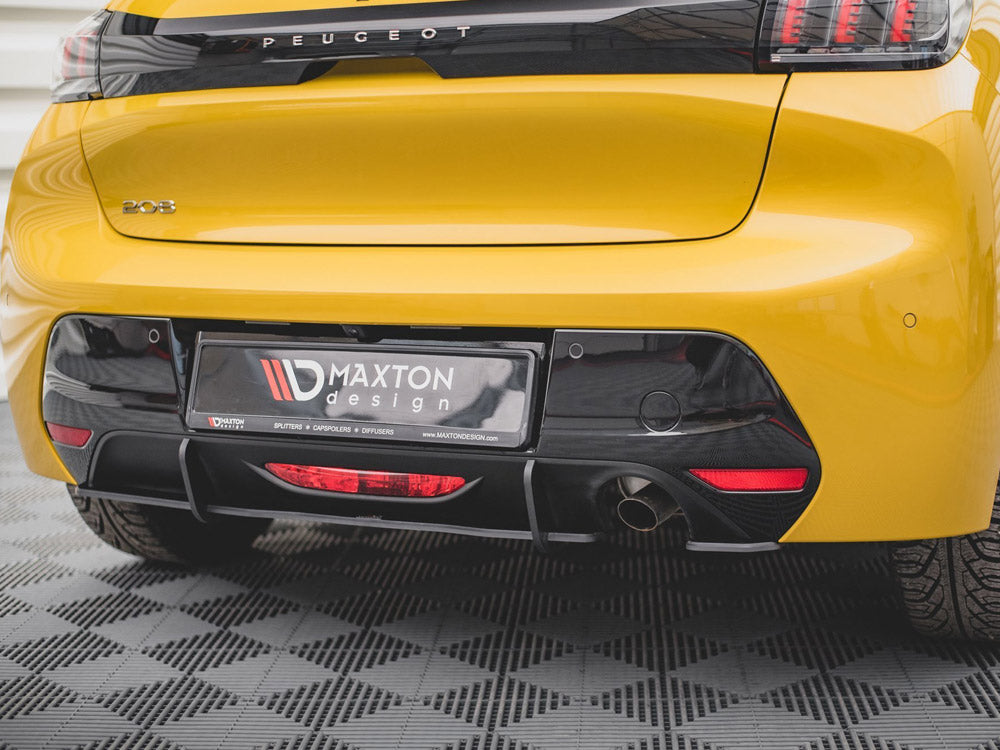 Maxton Design Street PRO Rear Diffuser Peugeot 208 Mk2