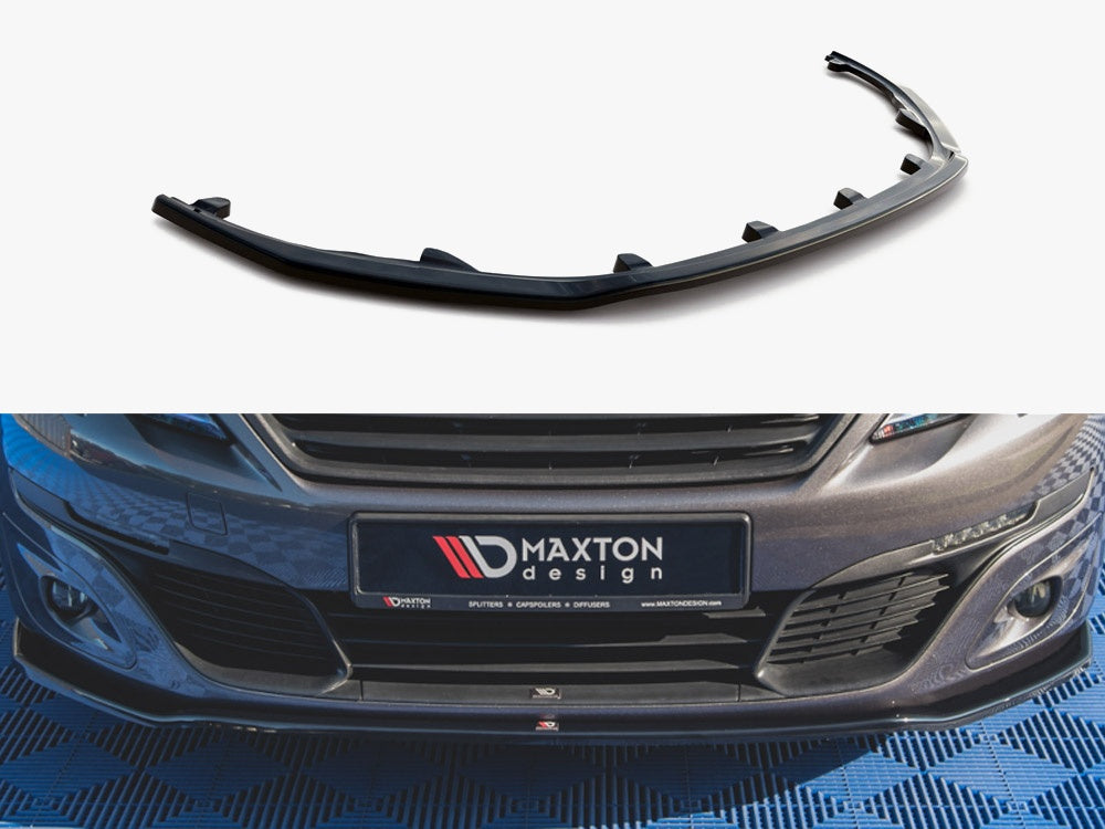 Maxton Design Front Splitter V.1 Peugeot 308 Mk2
