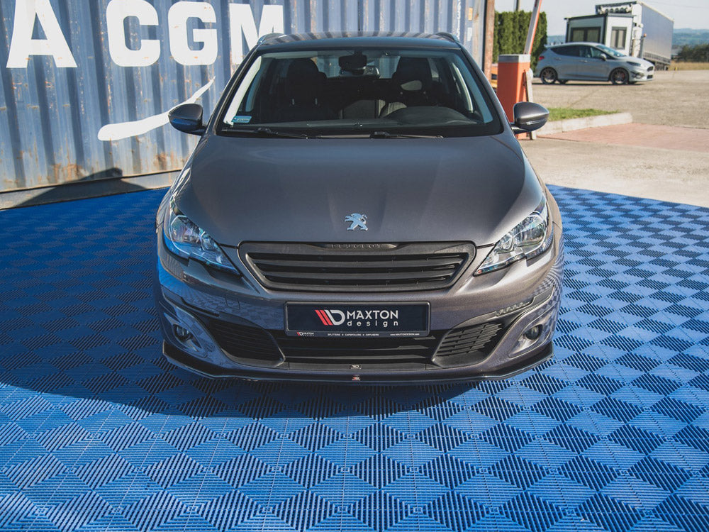 Maxton Design Front Splitter V.1 Peugeot 308 Mk2