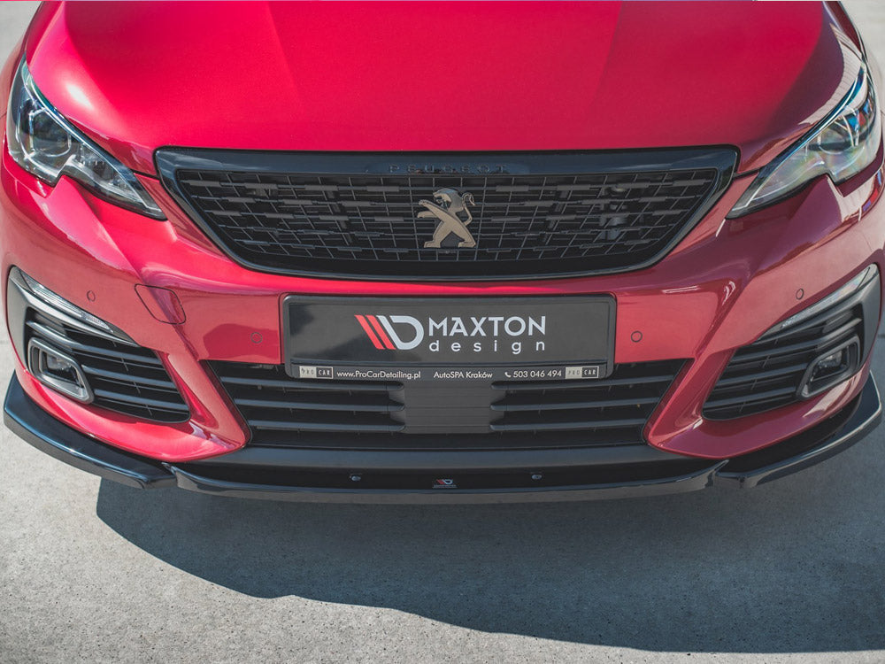 Maxton Design Front Splitter V.2 Peugeot 308 GT Mk2 Facelift