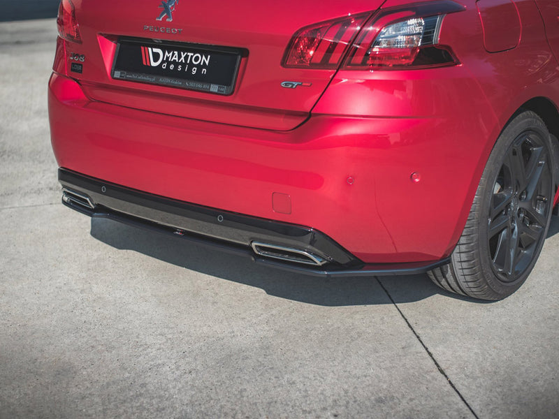 Maxton Design Central Rear Splitter Peugeot 308 GT Mk2 Facelift