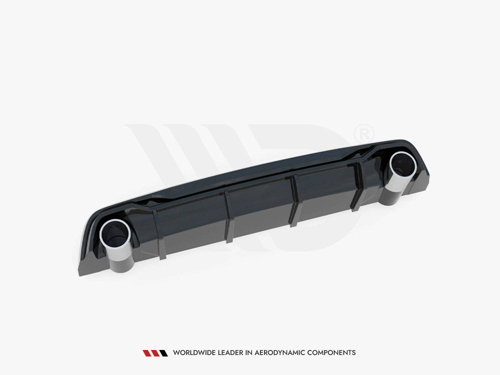 Maxton Design Rear Valance + Exhaust Ends Imitation Peugeot 308 GT Mk2 Facelift