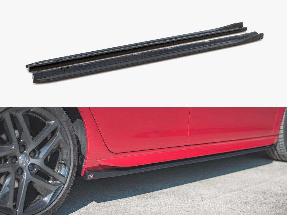 Maxton Design Side Skirts Diffusers Peugeot 308 GT Mk2 Facelift (2017-)
