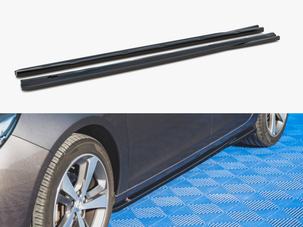Maxton Design Side Skirts Diffusers Peugeot 308 SW Mk2 Facelift