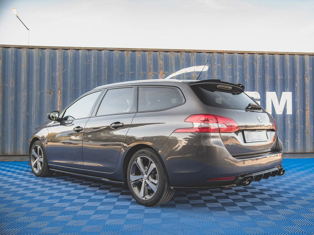 Maxton Design Rear Side Splitters V2 Peugeot 308 SW MK2 Facelift (2017-)
