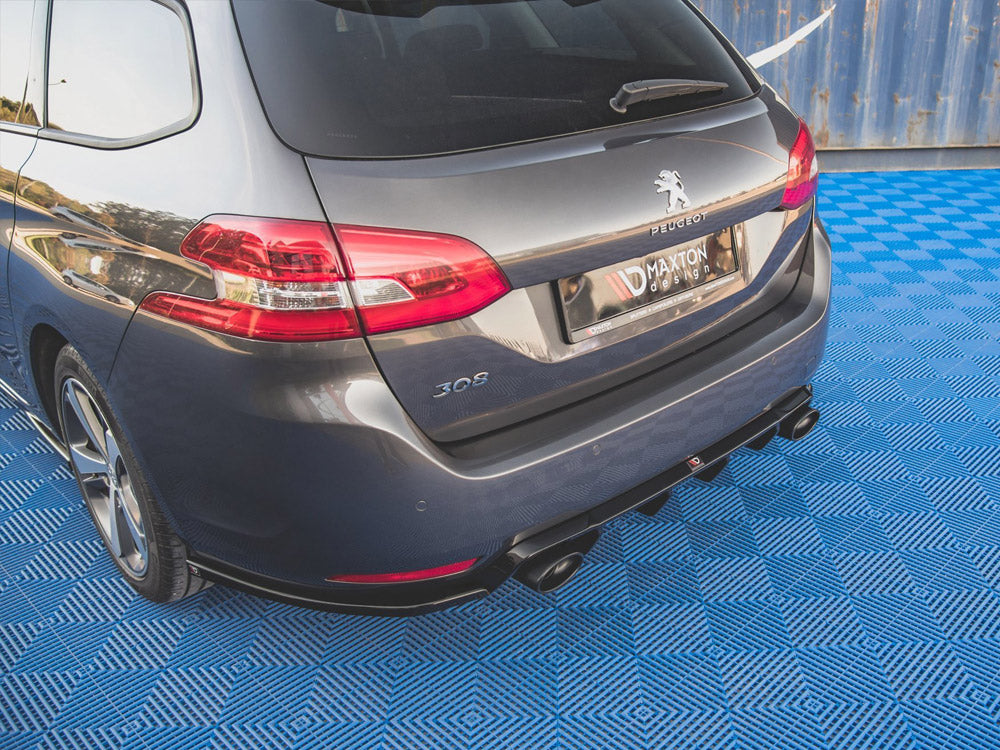 Maxton Design Rear Side Splitters V2 Peugeot 308 SW MK2 Facelift (2017-)