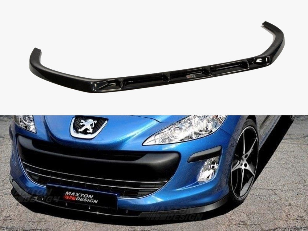 Maxton Design Front Splitter Peugeot 308 Preface Model - Textured