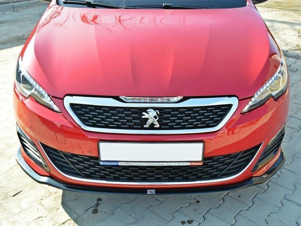 Maxton Design Front Splitter V.1 Peugeot 308 II GTI