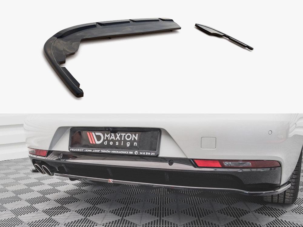 Maxton Design Rear Splitter (Vertical Bars) Peugeot 508 GT-Line Mk2