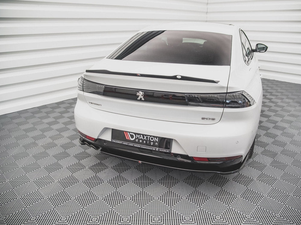 Maxton Design Rear Splitter (Vertical Bars) Peugeot 508 GT-Line Mk2