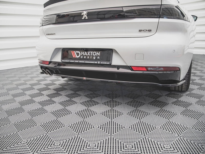 Maxton Design Rear Splitter (Vertical Bars) Peugeot 508 GT-Line Mk2