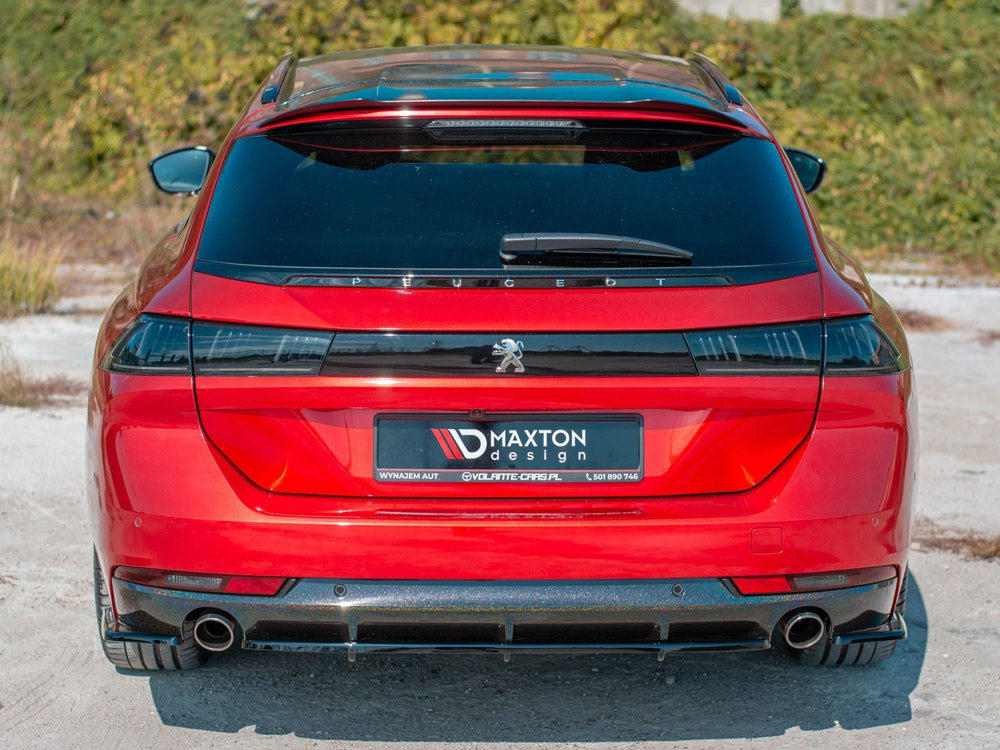 Maxton Design Rear Splitter (Vertical Bars) Peugeot 508 Petrol Mk2
