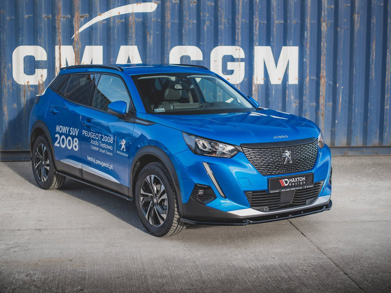 Maxton Design Front Splitter V.2 Peugeot 2008 Mk2 - Carbon Look