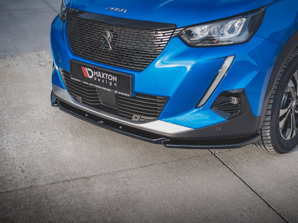 Maxton Design Front Splitter V.2 Peugeot 2008 Mk2 - Carbon Look