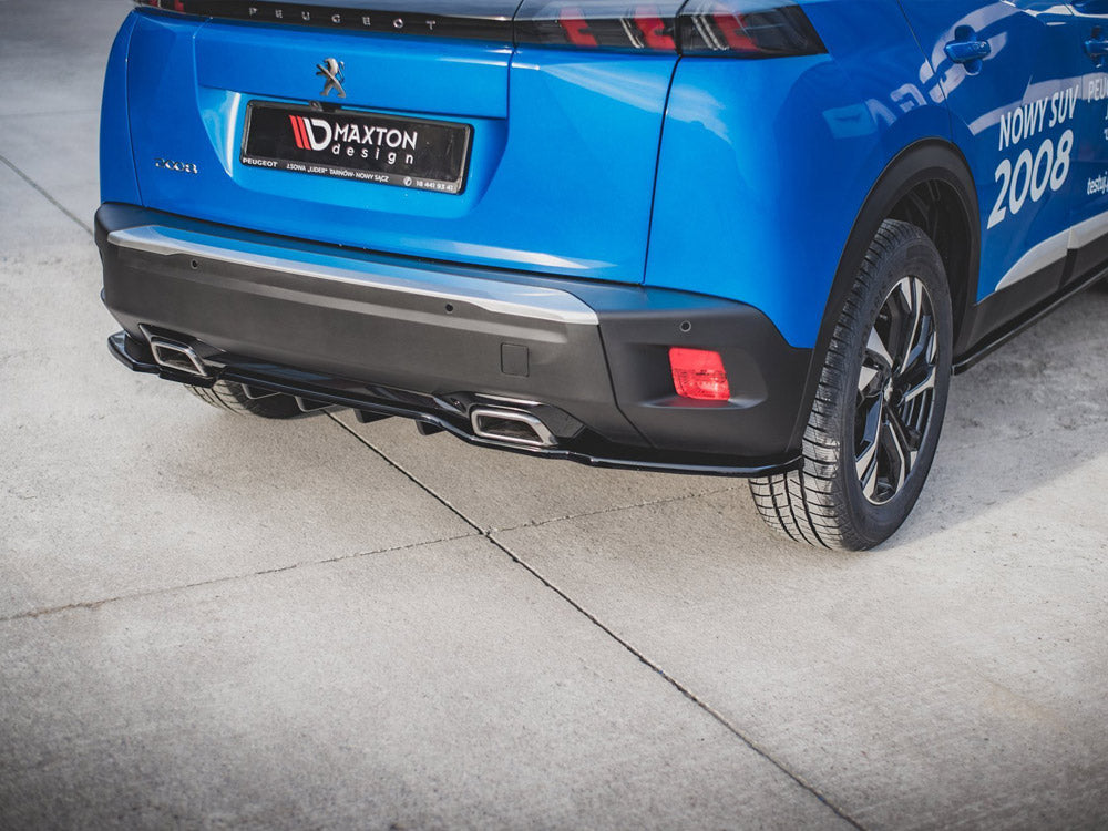 Maxton Design Rear Splitter (Vertical Bars) Peugeot 2008 Mk2
