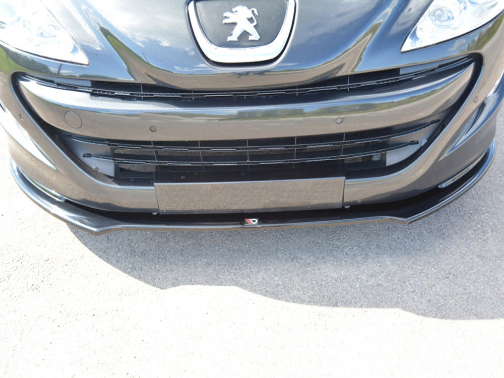 Maxton Design Front Splitter V.2 Peugeot RCZ (2010-2012) - Textured