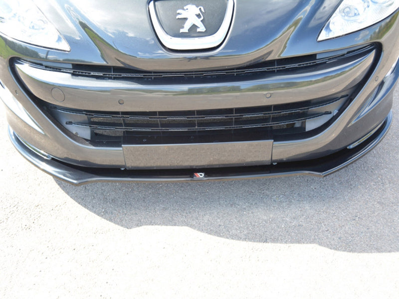 Maxton Design Front Splitter V.2 Peugeot RCZ (2010-2012) - Textured