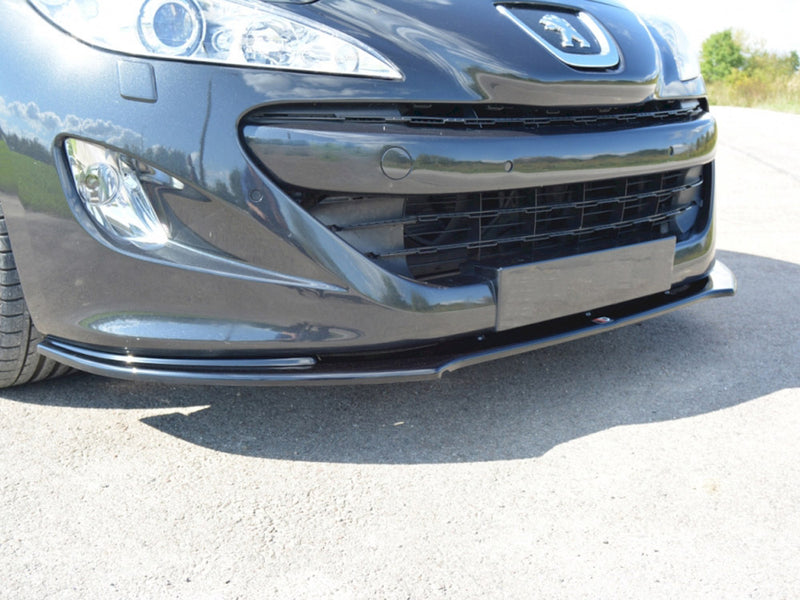 Maxton Design Front Splitter V.2 Peugeot RCZ (2010-2012) - Textured