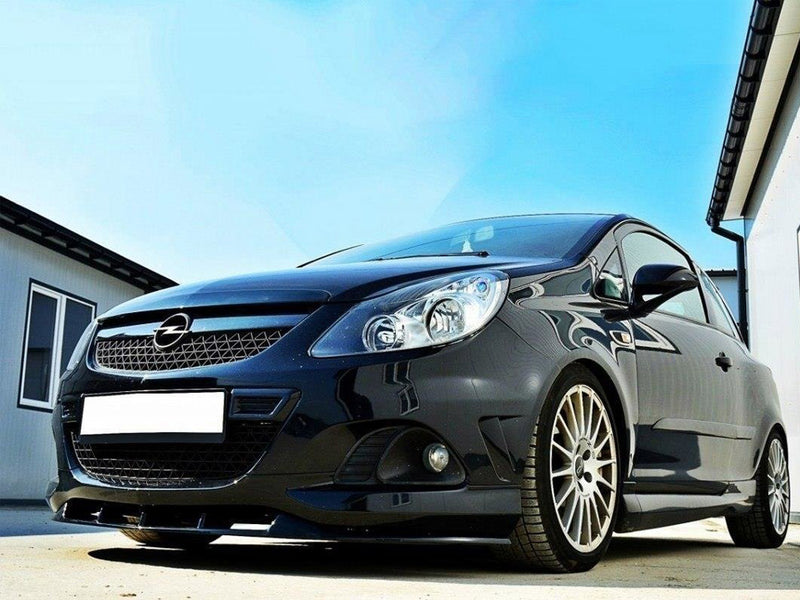 Maxton Design Front Splitter Opel Corsa D Nurburg (For OPC / VXR Bumper)