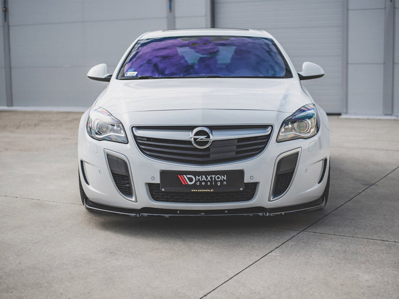 Maxton Design Front Splitter V1 Opel/vauxhall Insignia MK1 Vxr/opc Facelift (2013-2017)