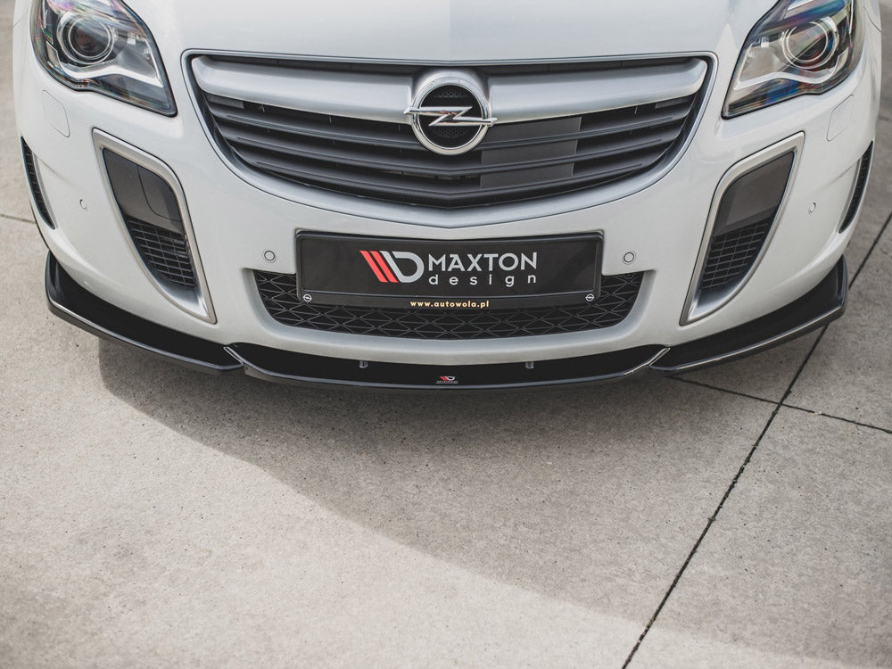 Maxton Design Front Splitter V2 Opel/vauxhall Insignia MK1 Vxr/opc Facelift (2013-2017)