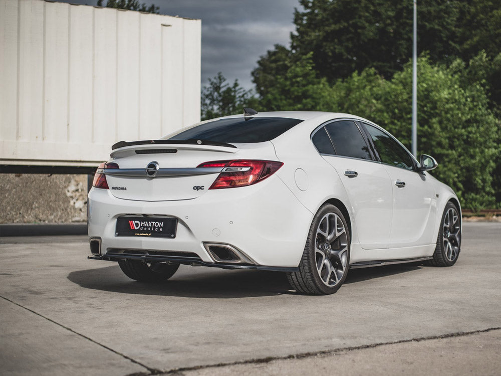 Maxton Design Rear Splitter (Vertical Bars) Opel / Vauxhall Insignia Mk1 OPC - Carbon Look