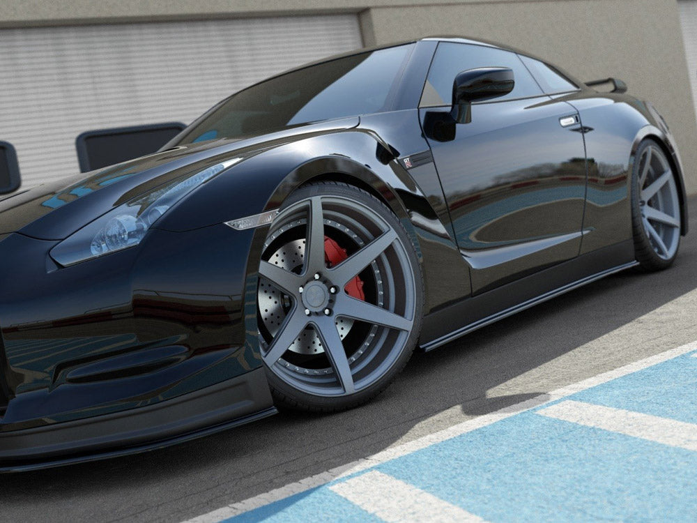 Maxton Design Side Skirts Diffusers Nissan GT-R Preface Coupe (R35-Series)