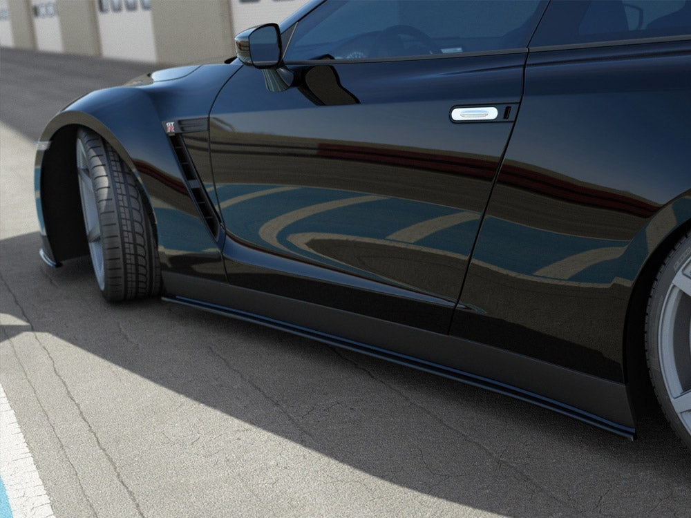 Maxton Design Side Skirts Diffusers Nissan GT-R Preface Coupe (R35-Series)