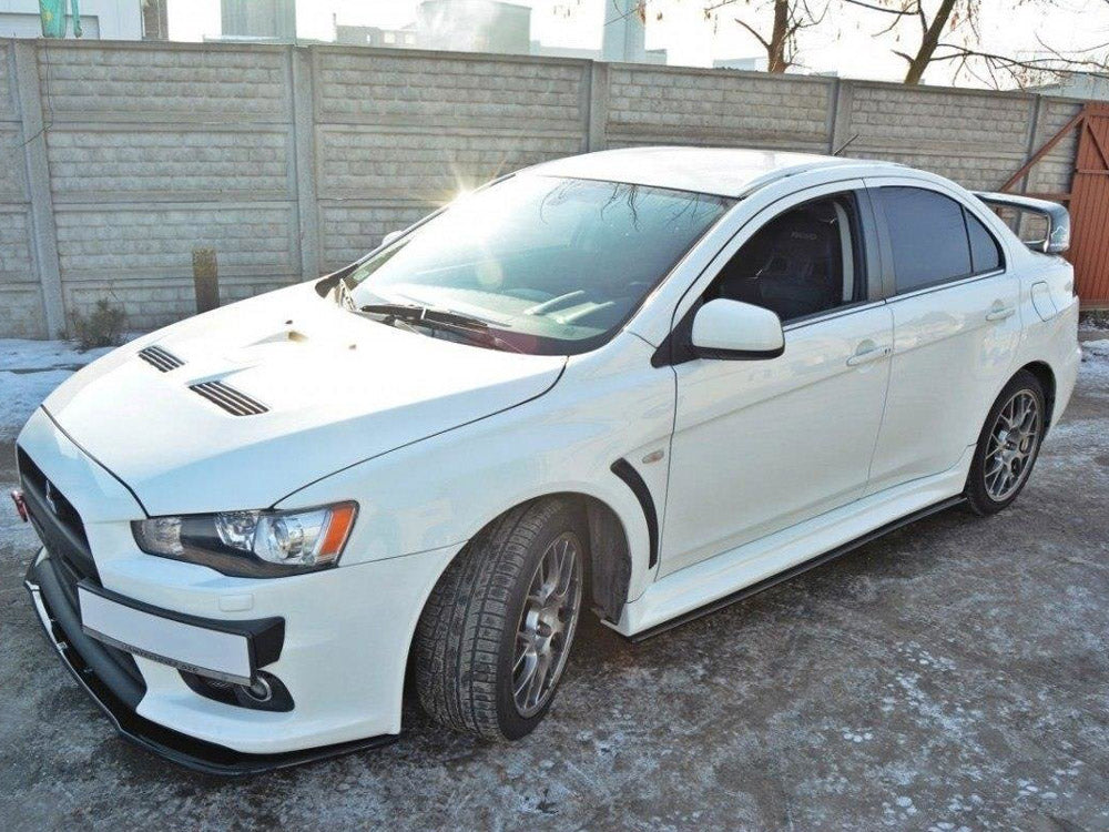 Maxton Design Side Skirts Diffusers Mitsubishi Lancer EVO X US Version (2007-2015)